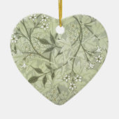 William Morris Jasmine Botanical Keramisch Ornament (Voorkant)