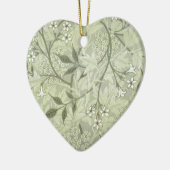 William Morris Jasmine Botanical Keramisch Ornament (Links)