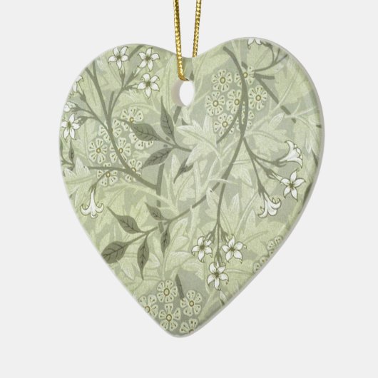 William Morris Jasmine Botanical Keramisch Ornament (Links)