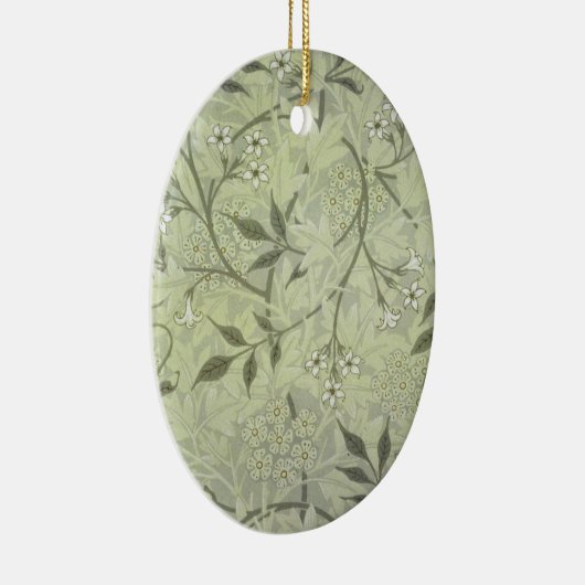 William Morris Jasmine Botanical Keramisch Ornament (Rechts)