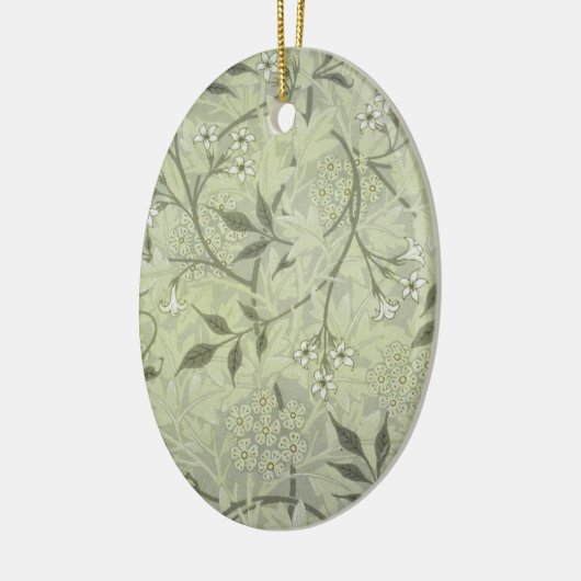 William Morris Jasmine Botanical Keramisch Ornament (Links)