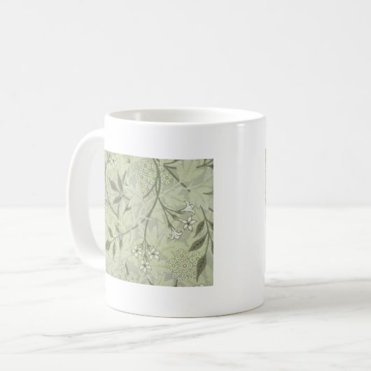 William Morris Jasmine Botanical Koffiemok (Voorkant links)