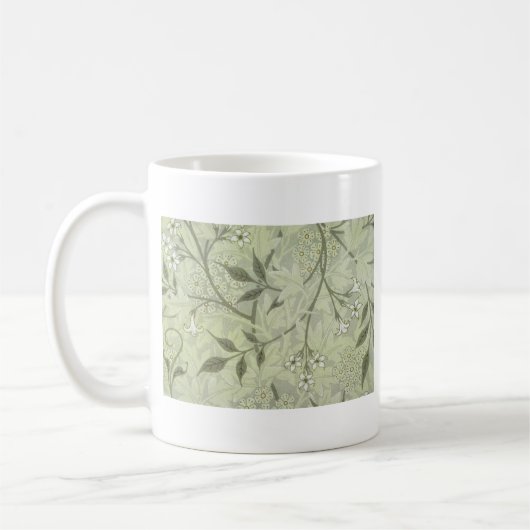 William Morris Jasmine Botanical Koffiemok (Links)