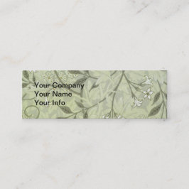 William Morris Jasmine Botanical Mini Visitekaartje