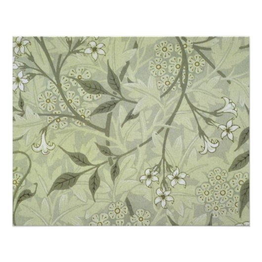 William Morris Jasmine Botanical Perfect Poster (Voorkant)
