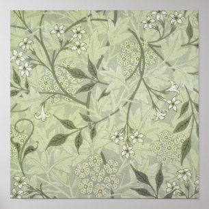 William Morris Jasmine Botanical Poster