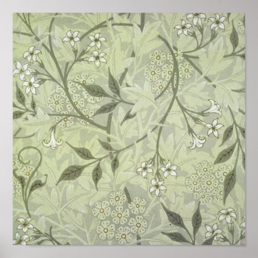 William Morris Jasmine Botanical Poster (Voorkant)