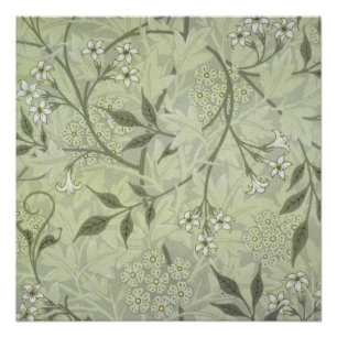 William Morris Jasmine Botanical Poster