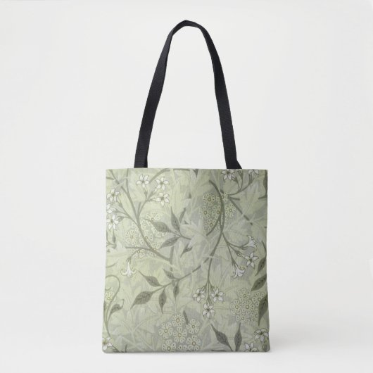 William Morris Jasmine Botanical Tote Bag (Voorkant)