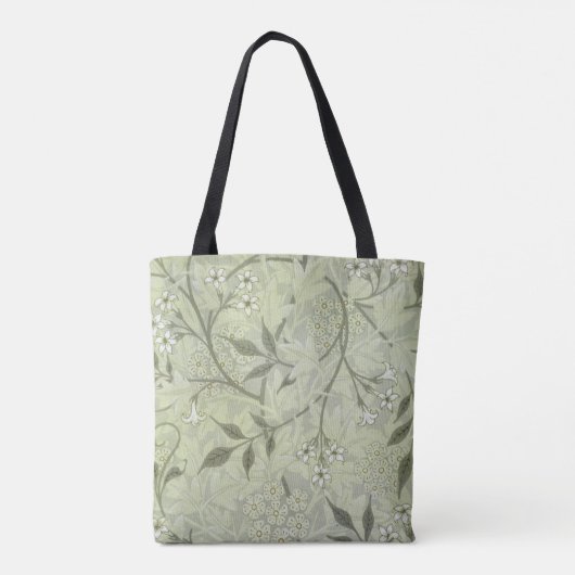 William Morris Jasmine Botanical Tote Bag (Achterkant)