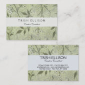 William Morris Jasmine Botanical Visitekaartje (Voorkant / Achterkant)