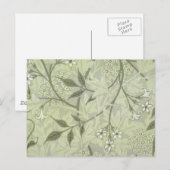 William Morris Jasmine Botanische Vintage Antiek Briefkaart (Voorkant / Achterkant)