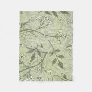 William Morris Jasmine Botanische Vintage Antiek Fleece Deken