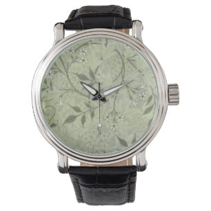 William Morris Jasmine Botanische Vintage Antiek Horloge