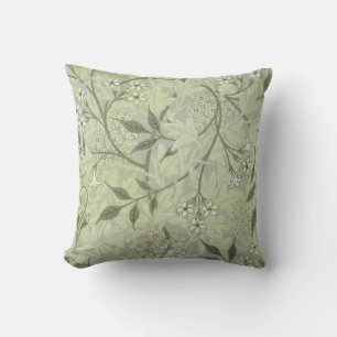 William Morris Jasmine Botanische Vintage Antiek Kussen