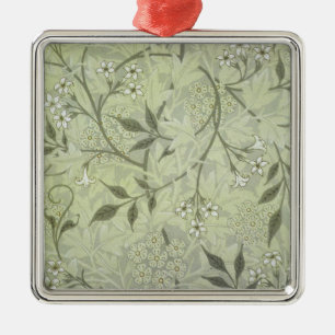 William Morris Jasmine Botanische Vintage Antiek Metalen Ornament