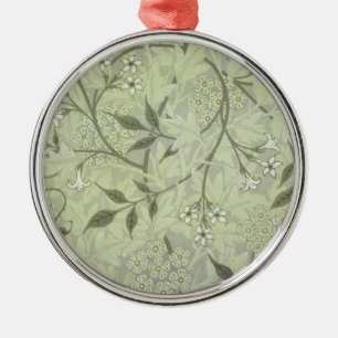 William Morris Jasmine Botanische Vintage Antiek Metalen Ornament