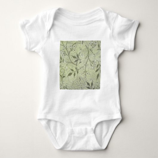 William Morris Jasmine Botanische Vintage Antiek Romper (Voorkant)