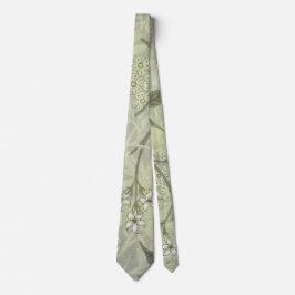 William Morris Jasmine Botanische Vintage Antiek Stropdas