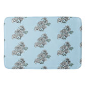 William Morris Jasmine en Bladeren Patroon Badmat (Voorkant)