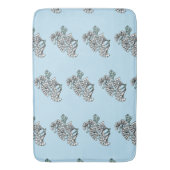 William Morris Jasmine en Bladeren Patroon Badmat (Voorkant Verticaal)