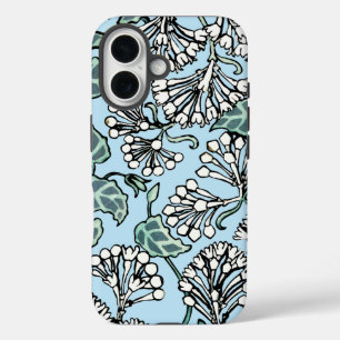 William Morris Jasmine en Bladeren Patroon iPhone 16 Hoesje