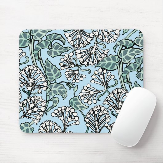 William Morris Jasmine en Bladeren Patroon Muismat (Met muis)
