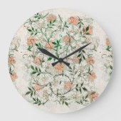 William Morris Jasmine Floral Pattern  Kunst Grote Klok (Voorkant)