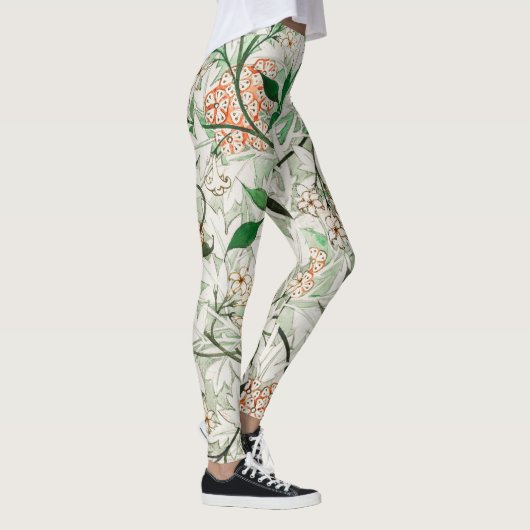 William Morris Jasmine Flower Leggings (Rechts)