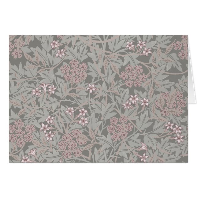 William Morris Jasmine Flower Pattern (Voorkant Horizontaal)