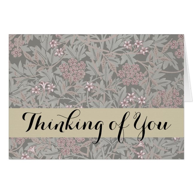 William Morris Jasmine Flower Pattern (Voorkant Horizontaal)