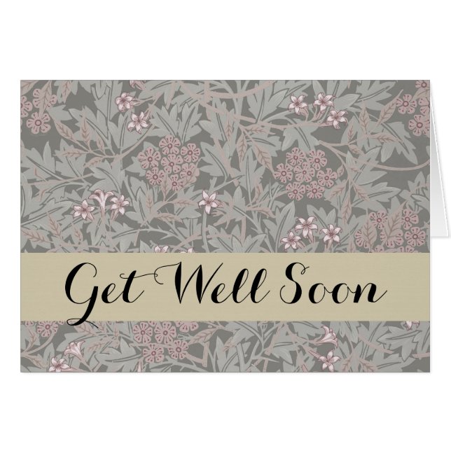 William Morris Jasmine Flower Pattern (Voorkant Horizontaal)