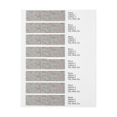 William Morris Jasmine Flower Pattern Adreslabel Wikkel (Vel)