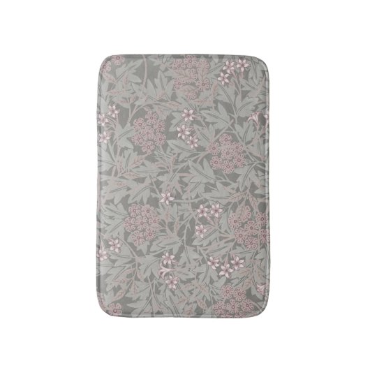 William Morris Jasmine Flower Pattern Badmat (Voorkant Verticaal)