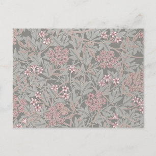 William Morris Jasmine Flower Pattern Briefkaart