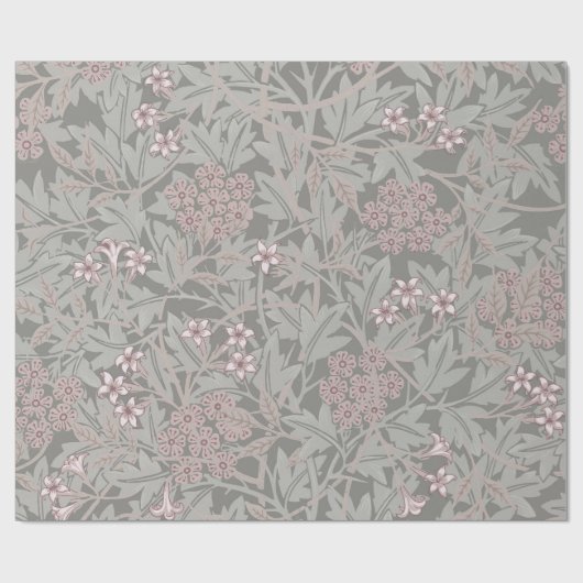 William Morris Jasmine Flower Pattern Cadeaupapier (Vlak)