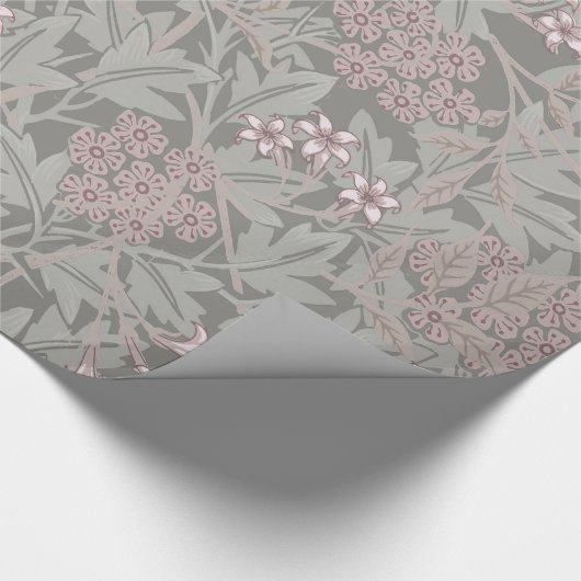 William Morris Jasmine Flower Pattern Cadeaupapier (Hoek)