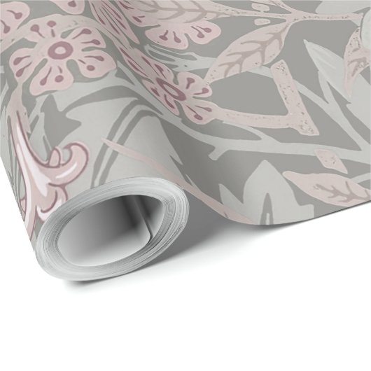 William Morris Jasmine Flower Pattern Cadeaupapier (Rol Hoek)