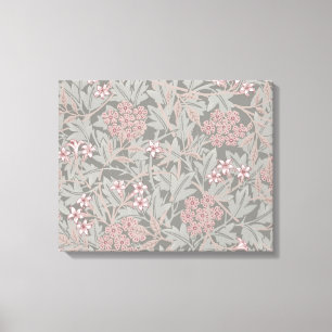 William Morris Jasmine Flower Pattern Canvas Afdruk