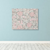 William Morris Jasmine Flower Pattern Canvas Afdruk (Insitu (Houten vloer))