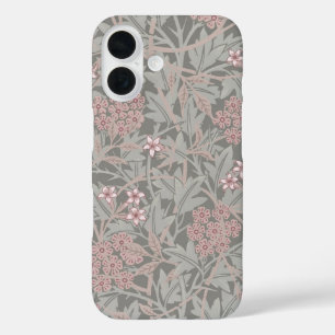William Morris Jasmine Flower Pattern iPhone 16 Hoesje