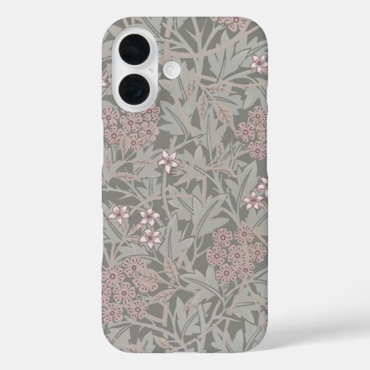 William Morris Jasmine Flower Pattern Case-Mate iPhone Case (Achterkant)