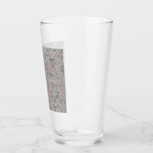 William Morris Jasmine Flower Pattern Glas (Links)