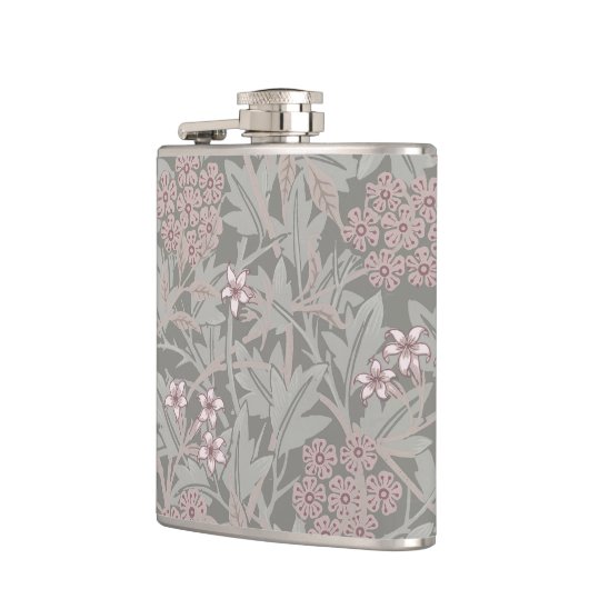 William Morris Jasmine Flower Pattern Heupfles (Links)