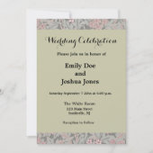 William Morris Jasmine Flower Pattern Kaart (Voorkant)