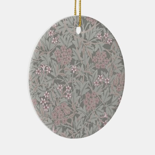 William Morris Jasmine Flower Pattern Keramisch Ornament (Rechts)
