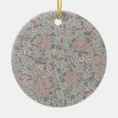 William Morris Jasmine Flower Pattern Keramisch Ornament (Voorkant)