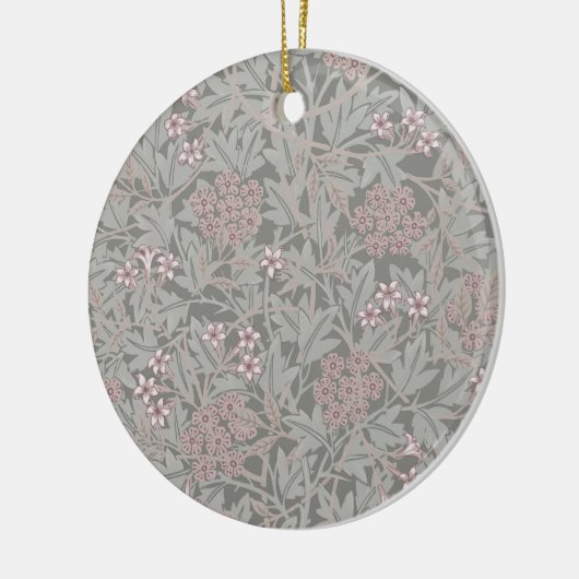 William Morris Jasmine Flower Pattern Keramisch Ornament (Links)