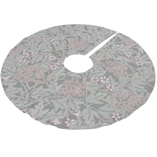 William Morris Jasmine Flower Pattern Kerstboom Rok (Gekanteld)