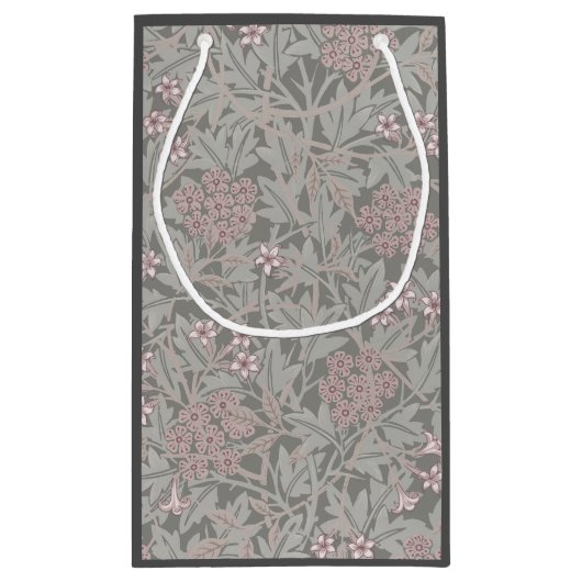 William Morris Jasmine Flower Pattern Klein Cadeauzakje (Achterkant)